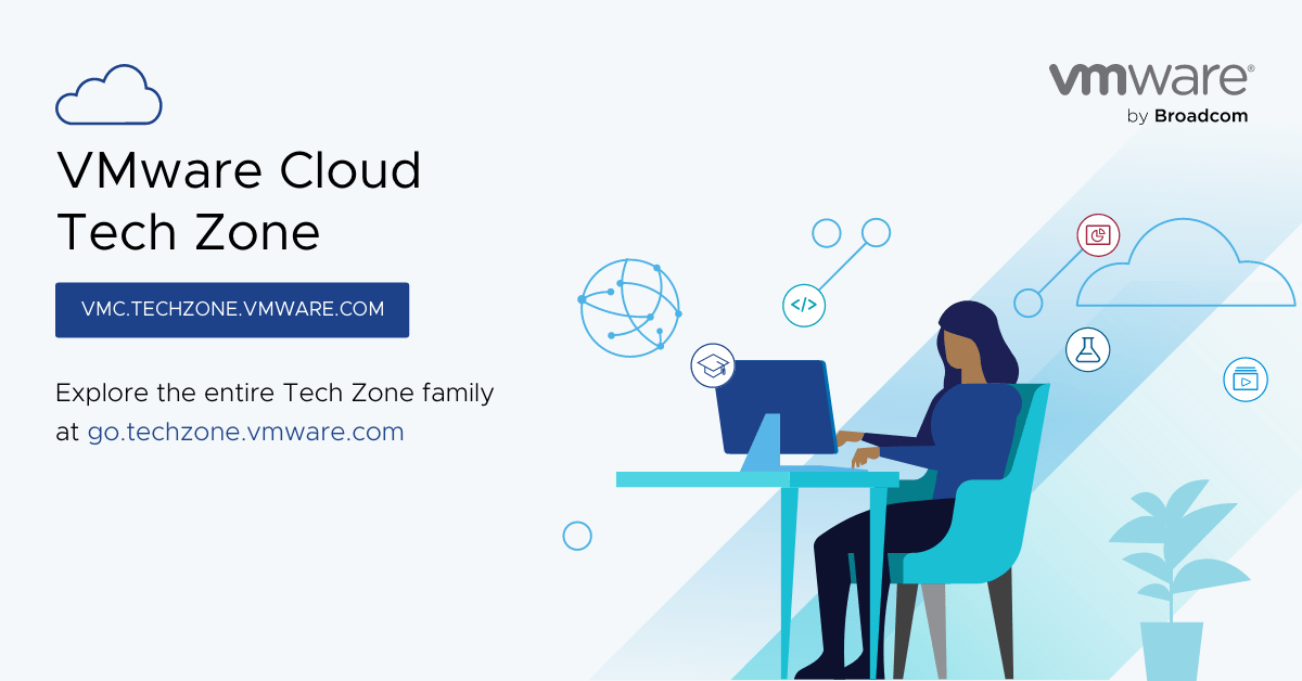 VMware Tech Zone Arayüzü