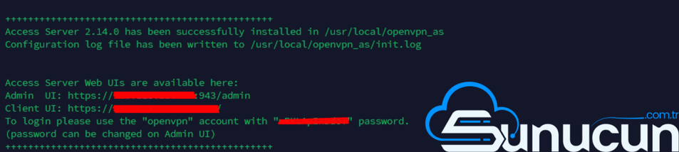 OpenVPN Kurulumu Sunucun