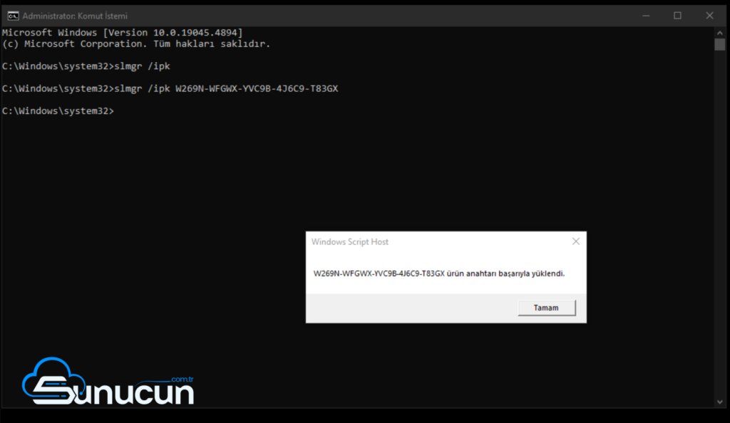 Windows Etkinleştirme