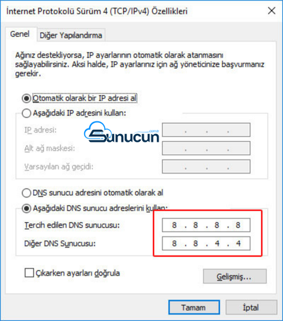 DNS Ayarları